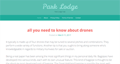 Desktop Screenshot of parklodgehotel.ie